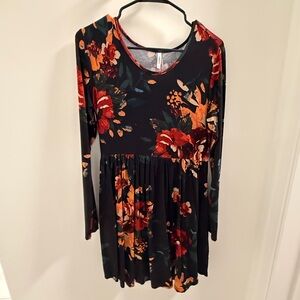 Floral Long Sleeve Dress